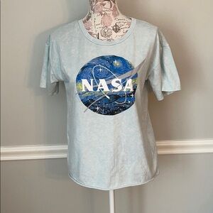 Fifth Sun NASA Shirt light blue large